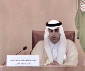 رئيس البرلمان العربي يهنئ فخامة الرئيس عبد الفتاح السيسي بمناسبة إعادة انتخابه رئيساً لجمهورية مصر العربية