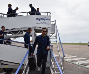 نهائى دورى الأبطال.. وصول فريق يوفنتوس مدينة كارديف (صور وفيديو)