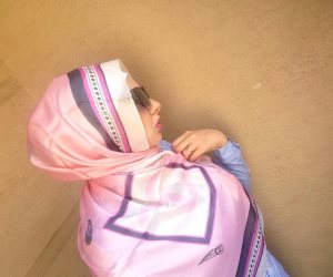 بالصور .. "نورهان محمد" تقدم لفات جديدة للحجاب في رمضان