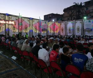 "مصر الخير " تقيم 5 خيام رمضانية للإفطار بالعريش وبئر العبد في شمال سيناء