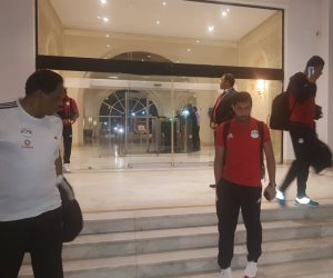 بالصور.. المنتخب يغادر فندق تونس للعودة القاهرة بعد الهزيمة بهدف