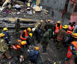 انهيار مبنى فى العاصمة الكينية نيروبى وفقدان 15 شخصا