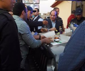 «الزيبق» شاهد على إفطار الرئيس السيسي مع أفراد كمين الشرطة