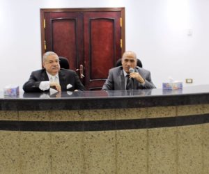 مساعد وزير الداخلية للحراسات يتفقد جهات شرطية بأسوان