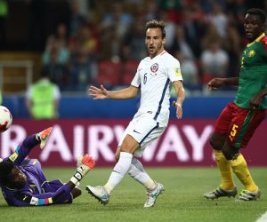 الشوط الأول.. تعادل سلبي بين الكاميرون وتشيلي بكأس القارات (فيديو)