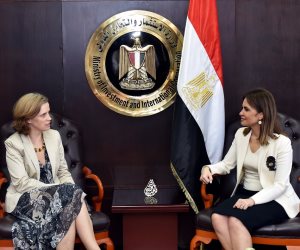 سحر نصر تبحث زيادة الاستثمارات البلجيكية في مصر