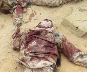شاهد.. لحظة قصف العناصر التكفيرية في الهجوم الإرهابي برفح (فيديو)