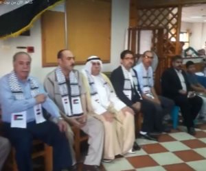 فلسطين تتضامن مع شهداء رفح.. غزة تقيم عزاء لأبطال الجيش المصري (فيديو)