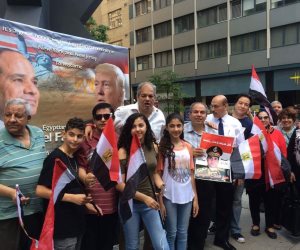الجالية المصرية بنيويورك: ندعم جيشنا المصرى ..فلتسقط قطر الداعمة للدم