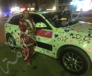 «عربيتي مشجرة».. ستايل سيارة «شعبولا» الجديدة (صور)
