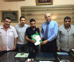 بالصور .. الإنتاج الحربى يتعاقد مع شديد قناوى « موسمين »