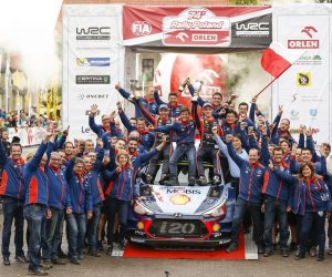 «هيونداي موتورسبورت» يُتوج بالمركزين الأول والثاني في رالي بولندا