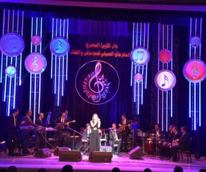 كارمن سليمان تتألق في افتتاح مهرجان الغناء بأوبرا دمنهور (صور)