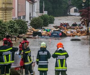 المانيا تستعد  لإجلاء ألف شخص جراء الفيضانات بولاية ساكسونيا 
