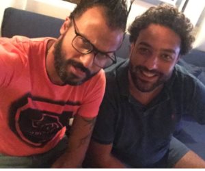 «ميدو» بصحبة إبراهيم سعيد على «تويتر»