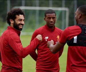 شاهد.. «كوميديا» محمد صلاح في تدريباته اليومية مع ليفربول