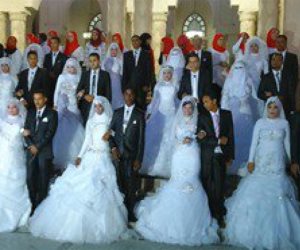 وفد البحيرة ينظم حفل زفاف جماعي مجاني