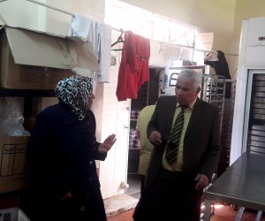 مدير تعليم البحيرة يتفقد مدرسة دمنهور الثانوية الزراعية