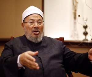 القرضاوي يعظ.. وينقلب على إخوان تونس: زواج المسلمة بغير المسلم «ضلال»