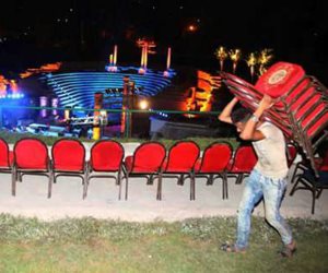 الأوبرا تستعين بمقاعد إضافية في حفل «غالية التونسية» بالإسكندرية ( صور )