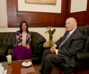 وزيرة الهجرة تلتقي رئيس القومي لحقوق الإنسان لبحث التعاون حول حقوق المصريين بالخارج