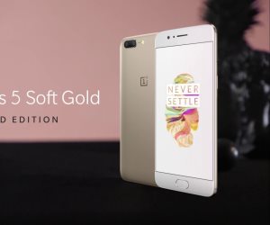فيديو دعائى لهاتف One Plus 5  الذكى باللون الجديد Soft Gold