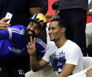 الفنان محمد رمضان يستعرض مهاراته في المركز الأوليمبي بالمعادي (فيديو)