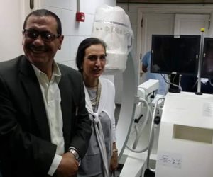 مؤسسة مصطفى وعلي أمين تسلم مستشفى إمبابة العام جهاز أشعة