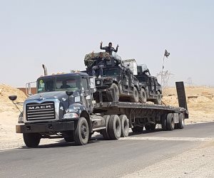 وحدات مدرعة عراقية تتوجه إلى تلعفر لمحاربة داعش (صور)