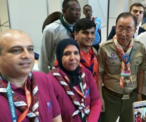 الأمين العام السابق للأمم المتحدة يهنئ مصر باستضافة المؤتمر الكشفي العالمي