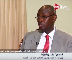 وزير الدفاع الأوغندي للمستثمرين المصريين: أوغندا هى أفضل وجهات الاستثمار