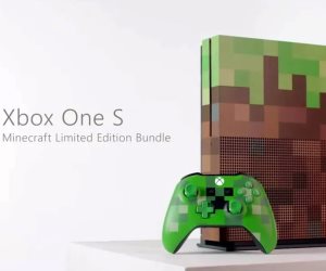شركة مايكروسوفت تطلق نسخة جديدة من جهاز Xbox One S لمحبى لعبة Minecraft