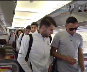 بعثة ريال مدريد في الطريق إلى مدينة لاكورونيا (صور)