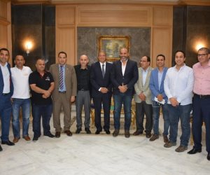 وزير الرياضة يلتقي مسئولي الاتحاد الأردني قبل مباراة مصر وبولندا فى بطولة العالم للطائرة