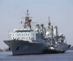 أسطول صيني يجري مناورات بالذخيرة الحية غربي المحيط الهندي