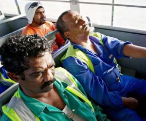 العمالة الأجنبية في قطر تعيش تحت خط الموت (صور)