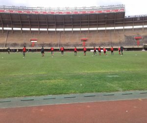 #هنروح_كاس_العالم .. التدريب الأخير لأوغندا على ملعب مانديلا الدولي (صور)
