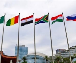 علم مصر يتوسط دول مجموعة قمة «بريكس» ويرفرف عاليا بحضور الرئيس السيسي