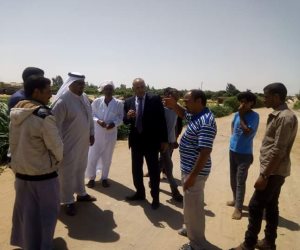 رئيس مدينة بئر العبد يزور تجمعات المنقولين من رفح والشيخ زويد (صور)