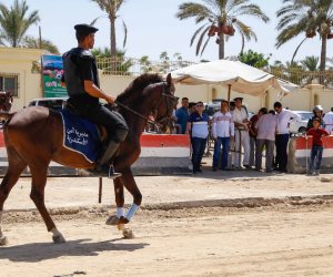 مصر واوغندا .. تفتيش الجماهير قبل الدخول إلي برج العرب ( فيديو ) 