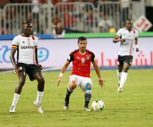  اهداف مباراة مصر واوغندا بتصفيات كاس العالم روسيا 2018