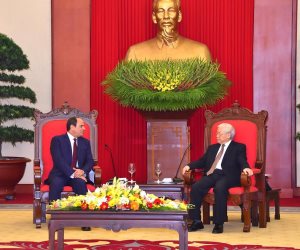 الرئيس السيسي يدعو سكرتير عام الحزب الشيوعي الفيتنامي لزيارة مصر