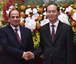 الرئيس السيسي من فيتنام: العلاقات بين البلدين متميزة وعميقة 