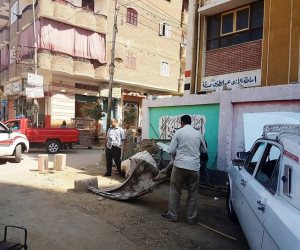 حملات نظافة بأحياء الهرم والعجوزة وبولاق الدكرور 
