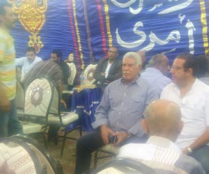 الجهاز الفنى للزمالك والمعلم في عزاء شقيقة فاروق جعفر  (صور) 