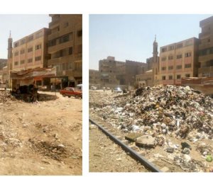 رفع 2500 طن قمامة ومخلفات ببشتيل (صور)