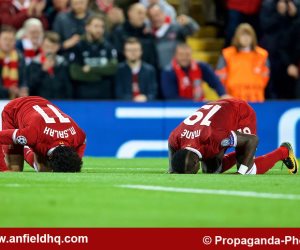 60 دقيقة..ليفربول مازال متقدماً على أشبيلية 2 / 1 (فيديو)