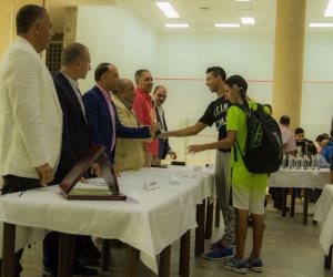 القطان وسلمى أبطال القاهرة للاسكواش (صور)