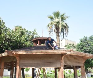 جامعة القاهرة تتزين استعدادا لاستقبال طلابها في العام الجديد (صور)
