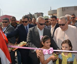 افتتاح مدرسة ومحطة مياه في احتفالات الشرقية بالعيد القومي